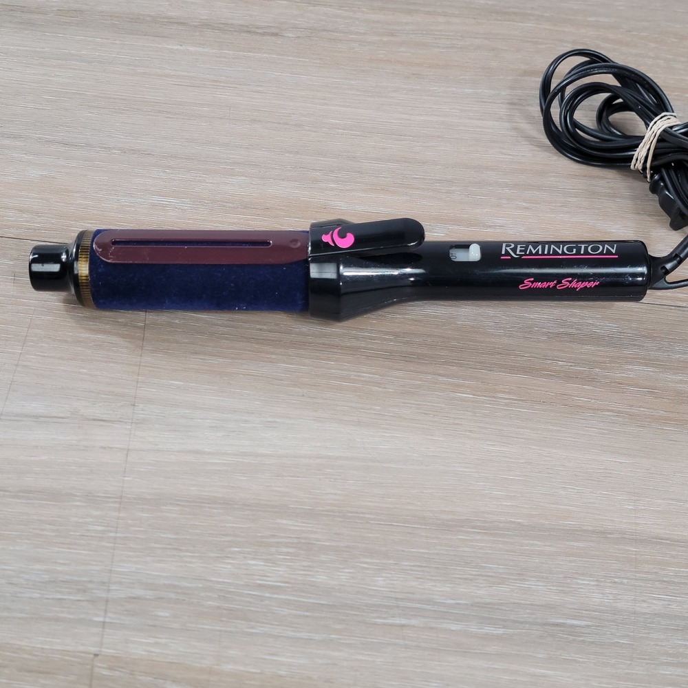 Remington Smart Shaper Curling Iron Model W4100 Blue Velvet Flocked Barrel 1 ¹/4